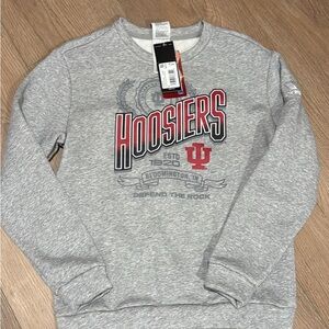 Hoosiers Adidas Crew size youth large Indiana Hoosier